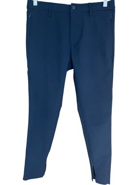 Zara Man Super Skinny Pant 4 Way Stretch Pants Navy